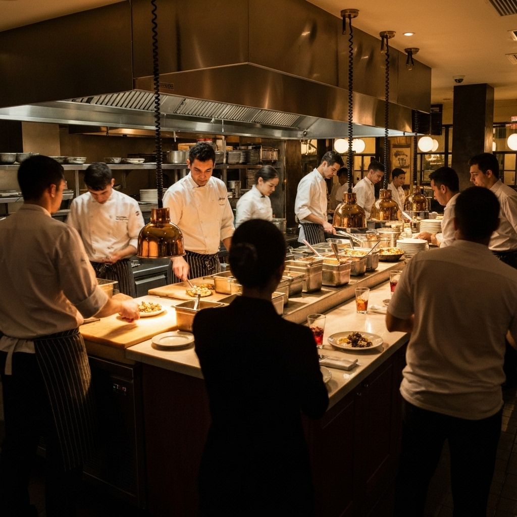 Dans les coulisses d'un shooting restaurant